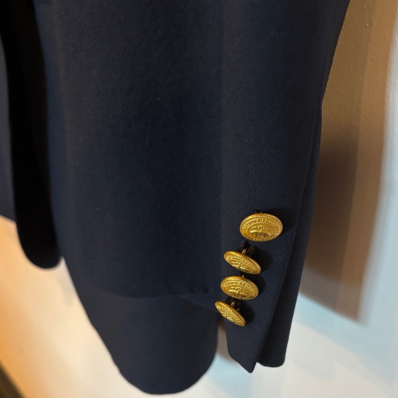 Brooks Brothers Navy Blazer with Brass Buttons Men's 43R - Picture 8 of 10